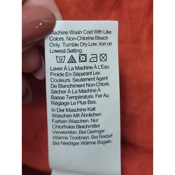 Madewell Eyelet Ruffle-Sleeve Pintuck Mini Dress Boho Fresh Chili Plus Size XXL - Picture 11 of 11